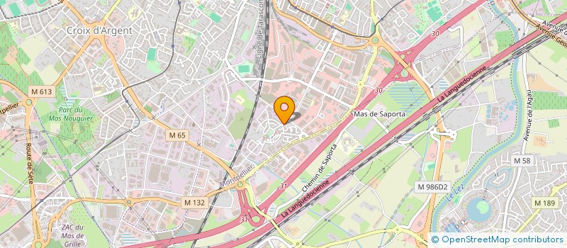 localisation de l'entreprise DFRP COMMUNICATION à MONTPELLIER