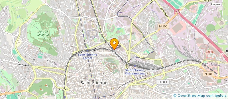 localisation de l'entreprise DFS à SAINT-ETIENNE