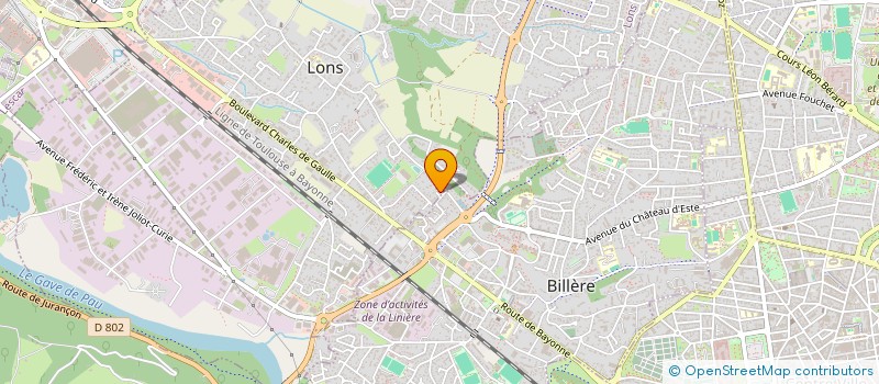 localisation de l'entreprise DFS - DUPONT FERMETURES SERVICES  LONS