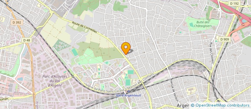 localisation de l'entreprise DFS TRANS TAXIS à ARGENTEUIL