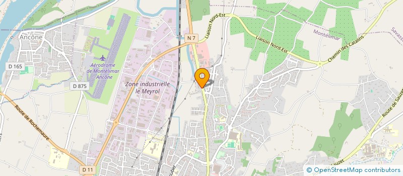 localisation de l'entreprise DFT  MONTELIMAR