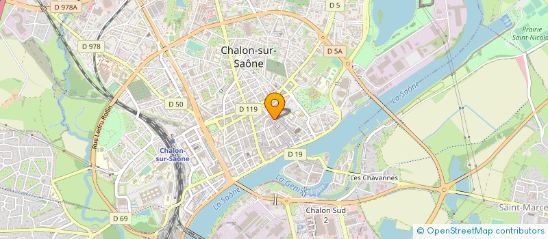 localisation de l'entreprise DFT à CHALON-SUR-SAONE