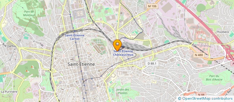 localisation de l'entreprise DFT BUILD  SAINT-ETIENNE