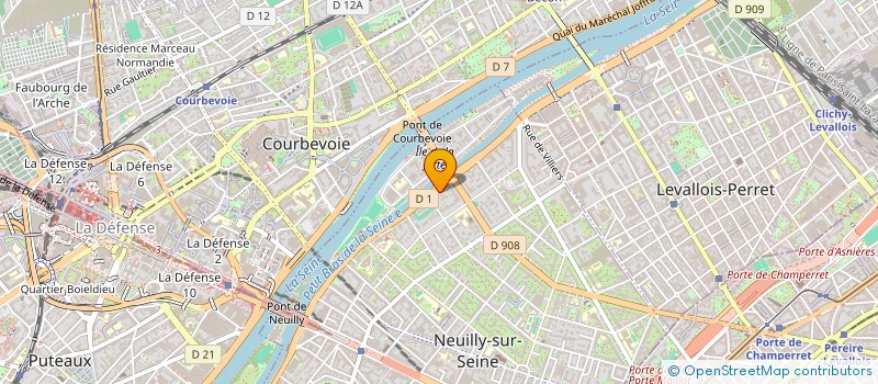 localisation de l'entreprise DFTI à NEUILLY-SUR-SEINE