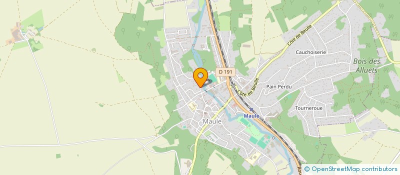 localisation de l'entreprise DFV DIAGNOSTICS à MAULE