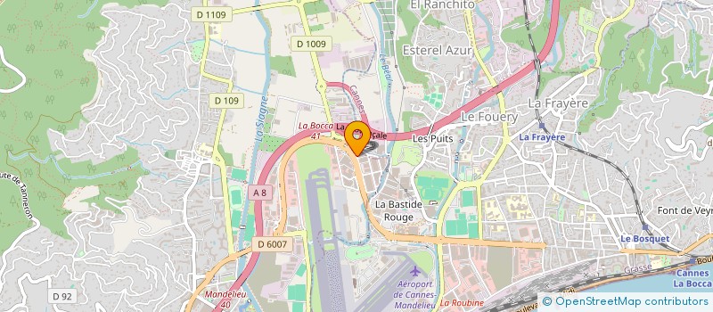 localisation de l'entreprise DFX  MANDELIEU-LA-NAPOULE