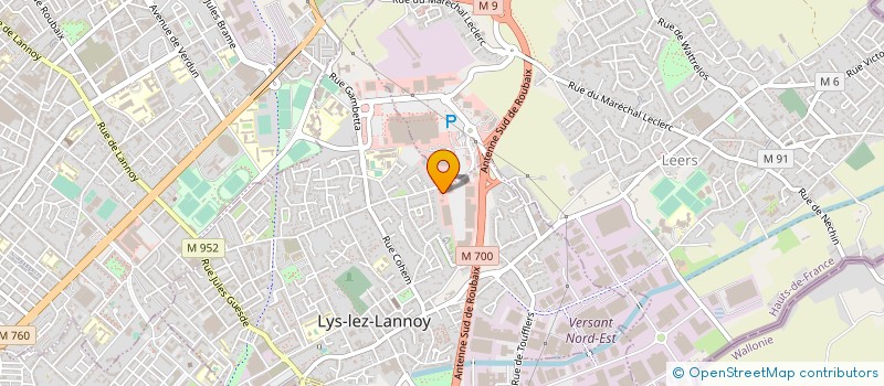 localisation de l'entreprise DFXL HOLDING à LYS-LEZ-LANNOY