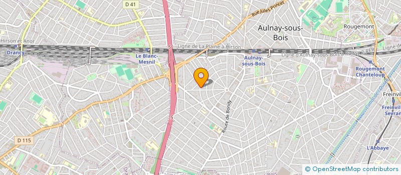 localisation de l'entreprise DFZ à AULNAY-SOUS-BOIS