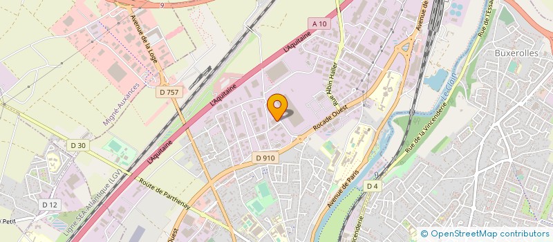 localisation de l'entreprise DG 23 à POITIERS