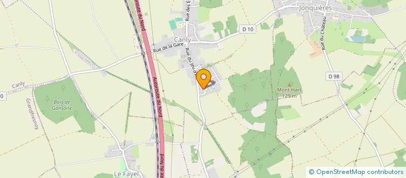 localisation de l'entreprise DG 25  JONQUIERES