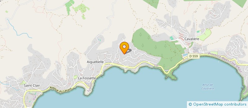 localisation de l'entreprise DG à LE LAVANDOU