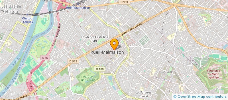 localisation de l'entreprise DG à RUEIL-MALMAISON
