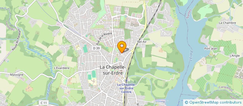 localisation de l'entreprise DG à LA CHAPELLE-SUR-ERDRE