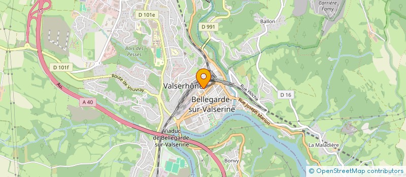 localisation de l'entreprise DG à VALSERHONE