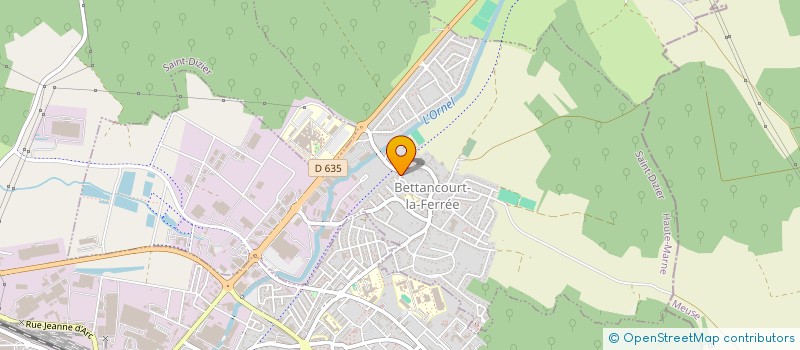 localisation de l'entreprise DG à BETTANCOURT-LA-FERREE