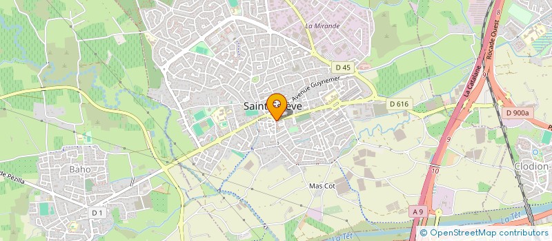 localisation de l'entreprise DG  SAINT-ESTEVE