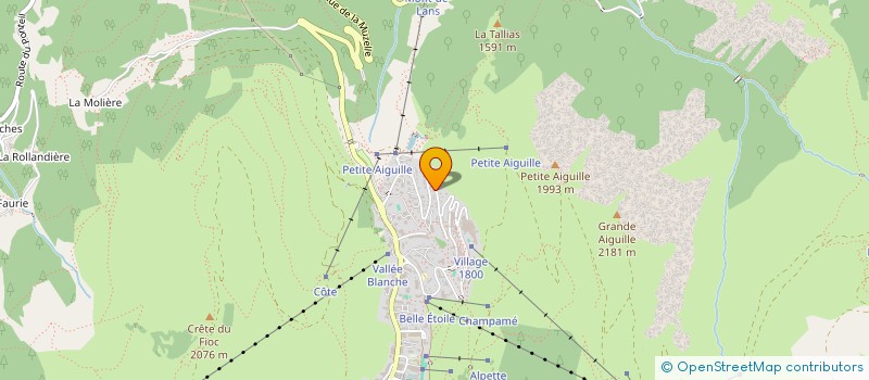 localisation de l'entreprise DG  LES DEUX ALPES