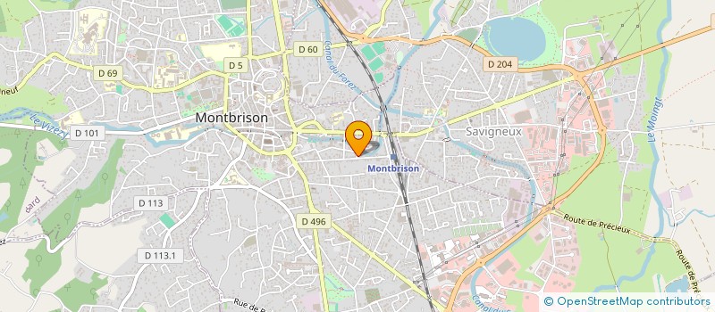 localisation de l'entreprise DG  MONTBRISON