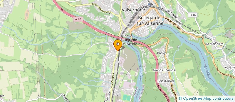 localisation de l'entreprise DG à VALSERHONE
