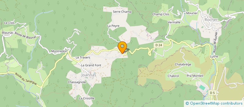 localisation de l'entreprise DG  SANILHAC