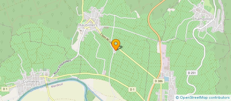 localisation de l'entreprise DG  HAUTVILLERS