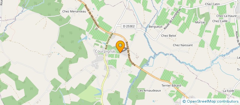 localisation de l'entreprise DG AGRI  COURPIGNAC
