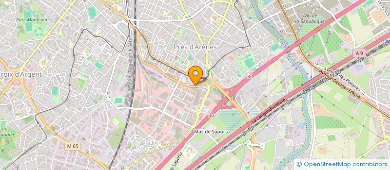 localisation de l'entreprise DG'AIR CLIM à MONTPELLIER