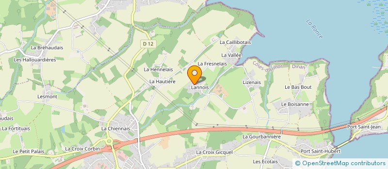 localisation de l'entreprise DG ARTISAN ELECTRICIEN  CANCALE