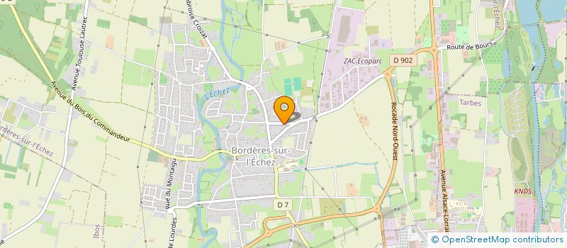 localisation de l'entreprise DG AUTO SERVICE NEGOCE AUTO à BORDERES-SUR-L'ECHEZ