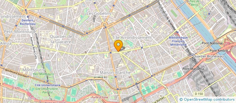localisation de l'entreprise DG CAMPUS à PARIS 13