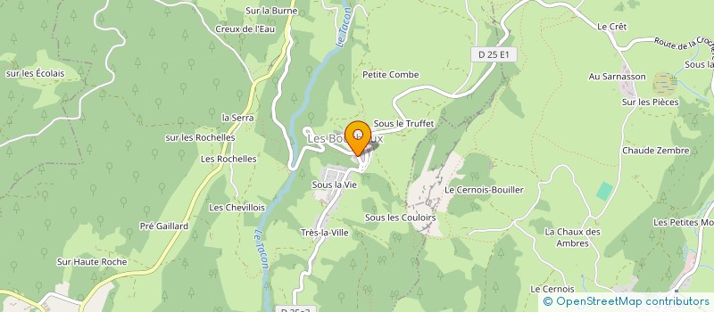 localisation de l'entreprise DG CARRELAGE à LES BOUCHOUX
