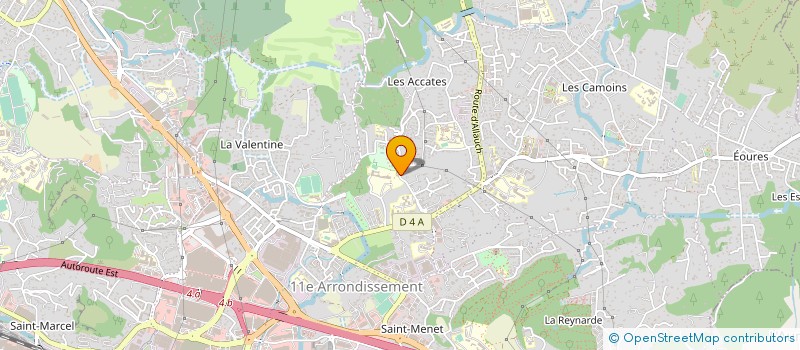 localisation de l'entreprise DG CARRELAGES à MARSEILLE 11EME