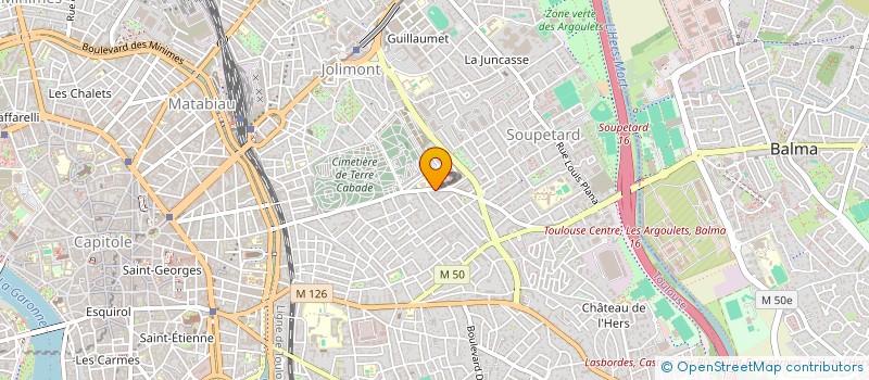localisation de l'entreprise DG CHARPENTE à TOULOUSE