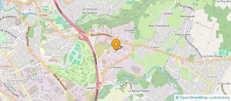 localisation de l'entreprise DG COACHING à FEYTIAT