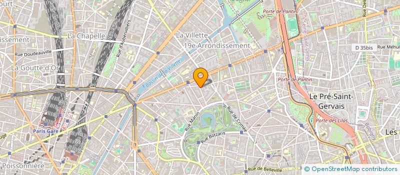 localisation de l'entreprise DG COIFFURE  PARIS