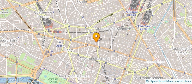 localisation de l'entreprise DG COIFFURE ET FORMATION  PARIS