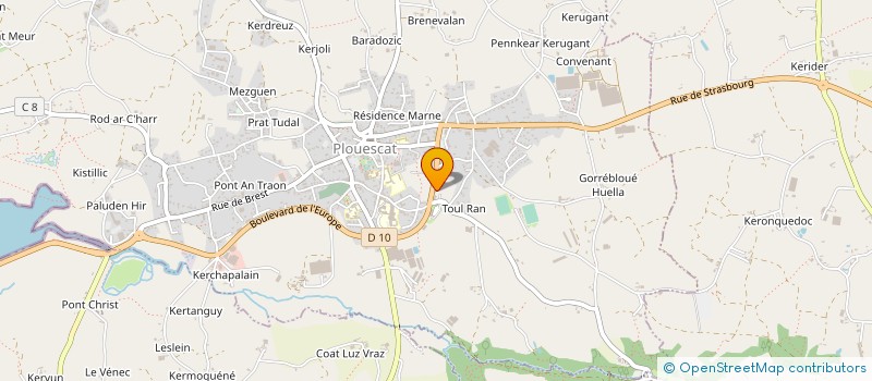 localisation de l'entreprise DG CONCEPT  PLOUESCAT