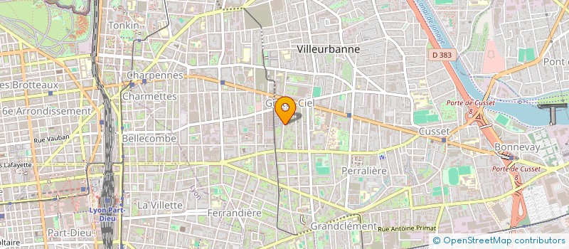 localisation de l'entreprise DG CONSEIL  VILLEURBANNE