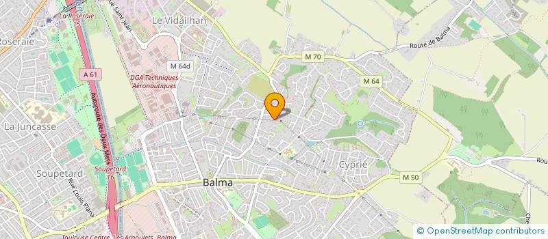 localisation de l'entreprise DG CONSEIL ET INTERIM MANAGEMENT  BALMA