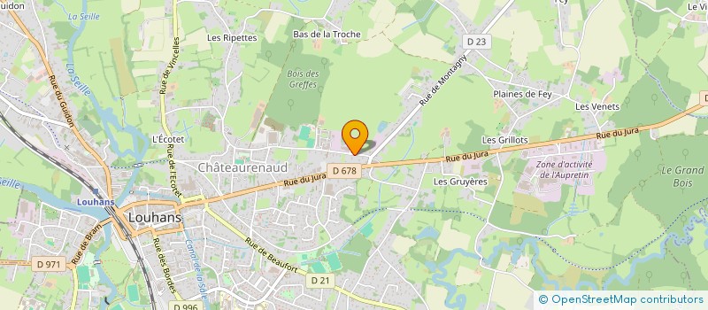 localisation de l'entreprise DG CONSEILS à LOUHANS