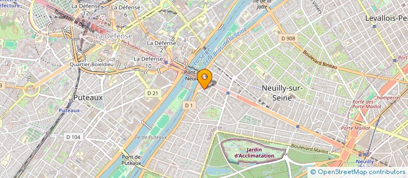 localisation de l'entreprise DG CONSEILS  NEUILLY-SUR-SEINE