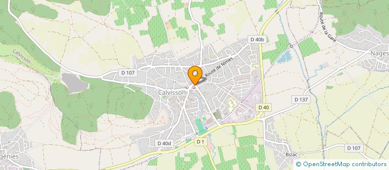 localisation de l'entreprise DG CONSTRUCTION  CALVISSON