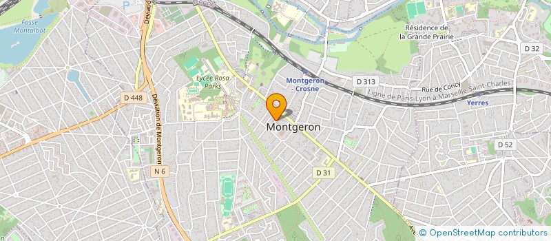 localisation de l'entreprise DG CONSTRUCTION à MONTGERON