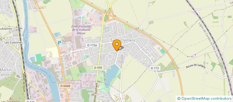 localisation de l'entreprise DG CONSTRUCTION 89  SAINT-CLEMENT