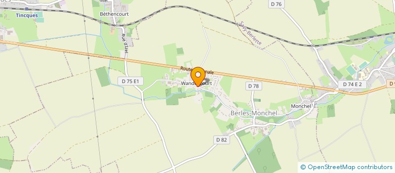 localisation de l'entreprise DG CONSTRUCTIONS  BERLES-MONCHEL