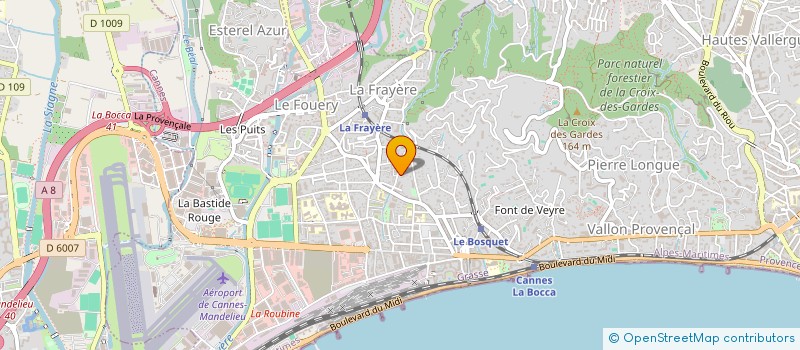 localisation de l'entreprise DG CONSULTING à CANNES