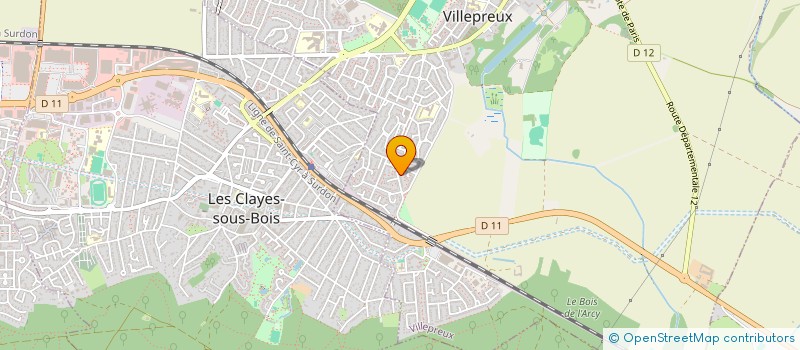 localisation de l'entreprise DG CROISSANCE  VILLEPREUX