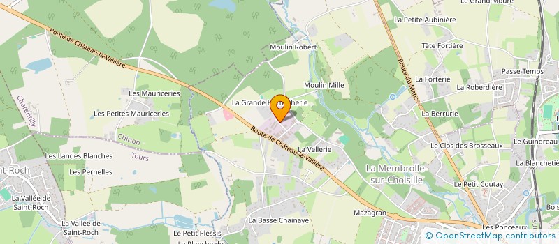 localisation de l'entreprise DG DESAMIANTAGE à LA MEMBROLLE-SUR-CHOISILLE