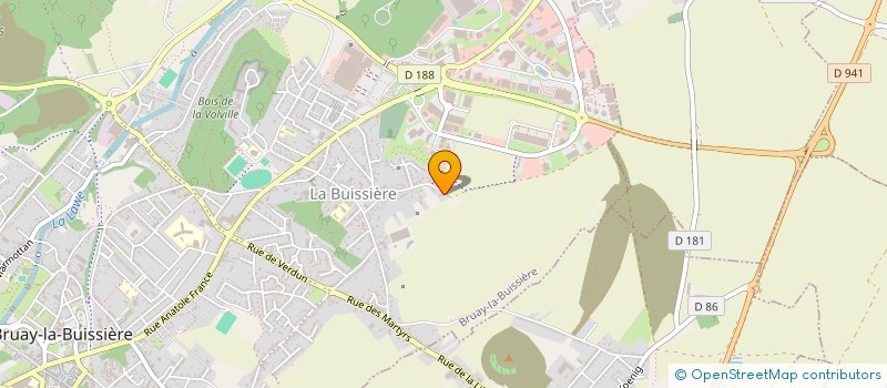 localisation de l'entreprise DG DEVELOPPEMENT à BRUAY-LA-BUISSIERE