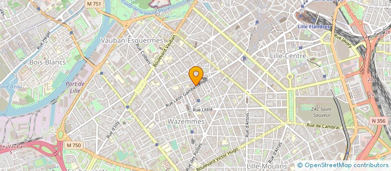 localisation de l'entreprise DG DIFFUSION à LILLE